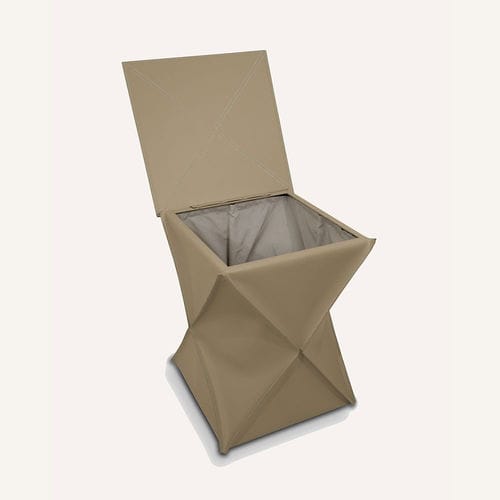 Leder-Ablagekorb - CLEXI  - Limac Design® - Sperrholz
