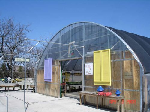 Gewächshaus für Gewerbegebrauch - GROUNDS - Nexus Corporation - für Produktionszwecke / dekorativ / Einfachtunnel