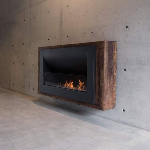 Bioethanol-Kamin - ECOSMART FIRE FIREBOX 1100CV - Cheminée sur mesure - France - wandmontiert / Einseitig / offene Feuerstelle