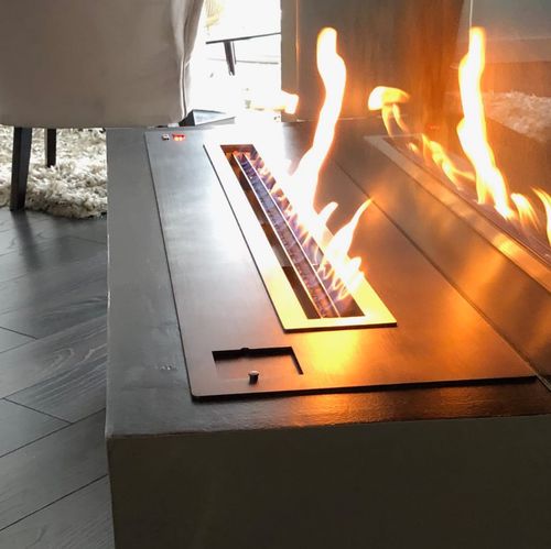 Bioethanol-Kamin - IB80 - Cheminée sur mesure - France - Einbau / offene Feuerstelle / modern