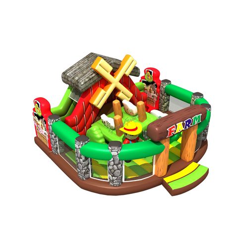 Kunststoff-Spielplatzgerät - THE FARM PLAYLAND - GOLDEN GAMES SRL - aufblasbar