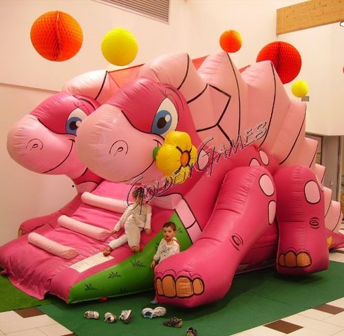 Aufblasbares Spielmodul - DAISY DINO SLIDE - GOLDEN GAMES SRL