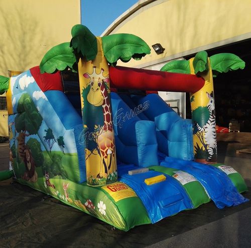 Aufblasbares Spielmodul - MINI SAFARI SLIDE - GOLDEN GAMES SRL