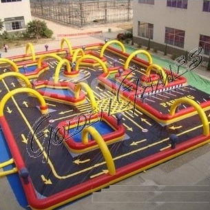 Aufblasbares Spielmodul - KART & QUAD BARRIER - GOLDEN GAMES SRL