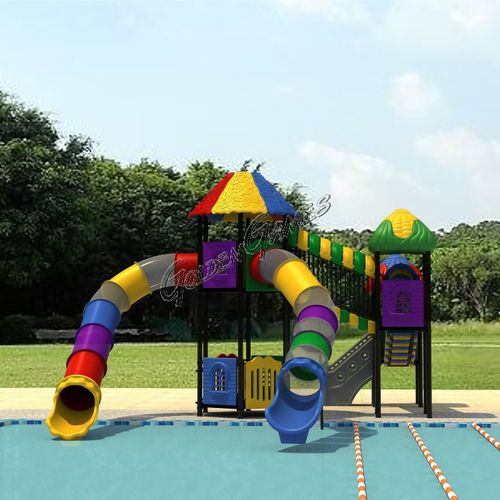 Spielplatzgerät für Aquapark - FANTACASTELLO COPACABANA - GOLDEN GAMES SRL - Polyethylen / modular
