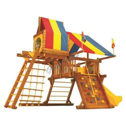 Holz-Spielplatzgerät - RAINBOW SUNSHINE CASTLE PACK IV - GOLDEN GAMES SRL - modular