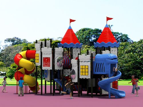 Kunststoff-Spielplatzgerät - FANTACASTELLO DOVER - GOLDEN GAMES SRL - Aluminium / modular