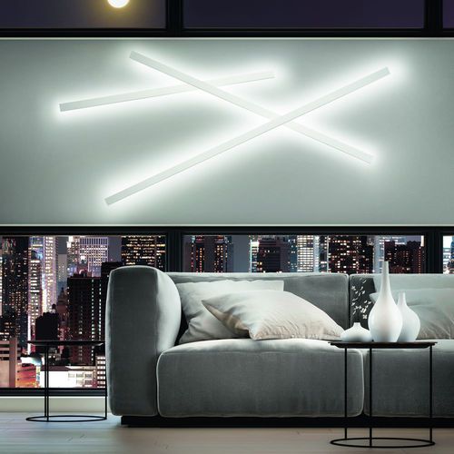 Moderne Wandleuchte - STICK 120  - LIGHT POINT - für den Innenraum / Aluminium / linear