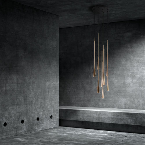 Hängelampe - DROP - LIGHT POINT - Aluminium / modern / mit Kabel