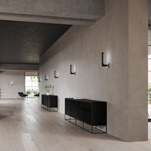 Moderne Wandleuchte - INLAY - LIGHT POINT - für den Innenraum / Aluminium / L-förmig
