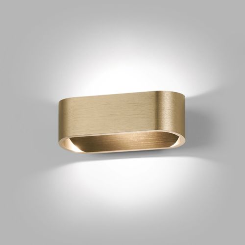 Moderne Wandleuchte - AURA  - LIGHT POINT - für den Innenraum / Aluminium / oval