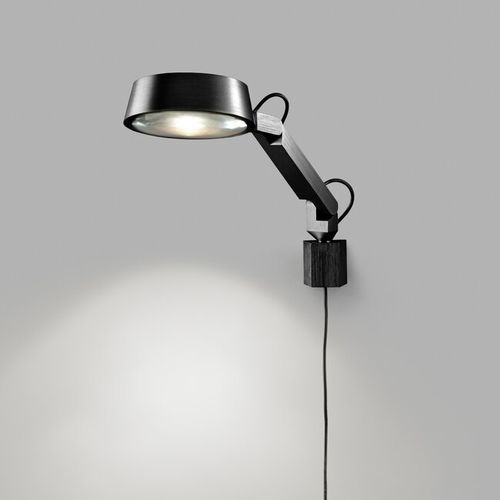 Moderne Wandleuchte - DARK W1  - LIGHT POINT - für den Innenraum / Aluminium / rund
