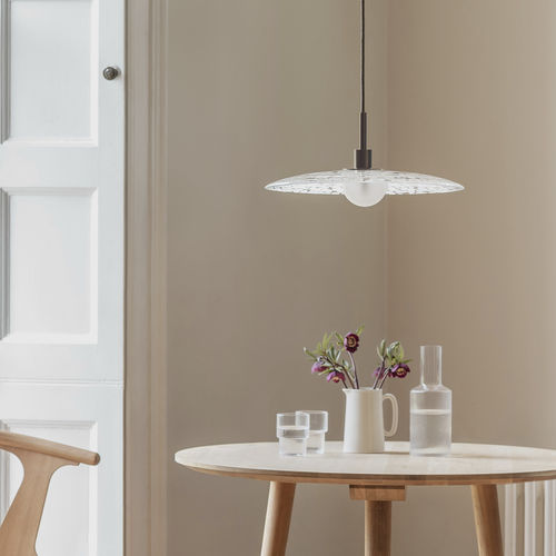 Hängelampe - COSMO WHITE & DARK - Heathfield and Comapny - Messing / Glas / modern