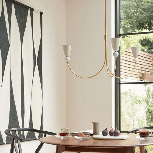 Moderner Kronleuchter - GRAYSON  - Heathfield and Comapny - Metall / Messing / Marmor