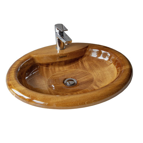 Einbauwaschbecken - LINTA - Ambivalent Design - Holz / nach Maß / handgefertigt