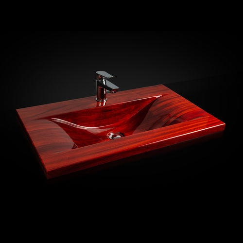 Einbauwaschbecken - IMOLA  - Ambivalent Design - Holz / nach Maß / handgefertigt