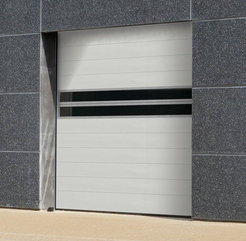 Sektionales Industrietor - HELIX / S600 - Promstahl - Aluminium / galvanisiertem Stahl / anodisiertes Aluminium