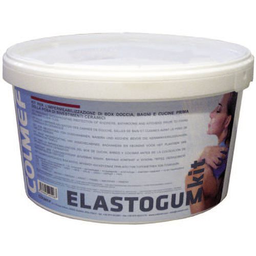 Synthetik-Flüssigabdichtungssystem - ELASTOGUM KIT - COLMEF - für Fußboden / für Bad / für Duschen