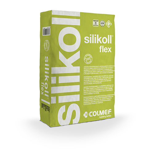 Verguss-Klebemörtel - SILIKOLL FLEX  - COLMEF - für Fliesen / mineralisch