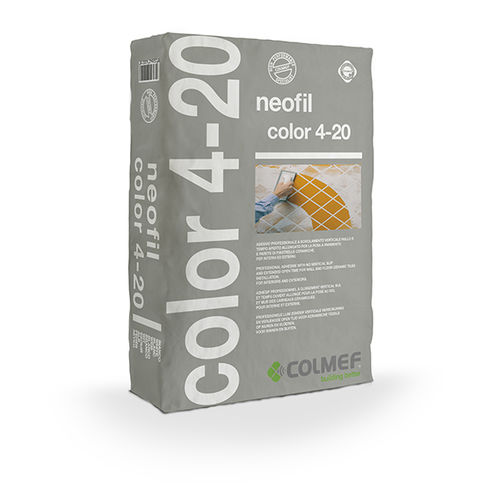 Mörtel für Verfugung - NEOFIL COLOR 4-20 MM - COLMEF - Dichtung / schrumpffrei / Spachtel
