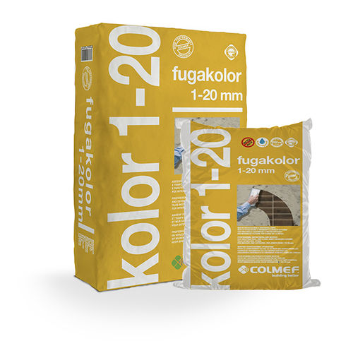 Mörtel für Verfugung - FUGAKOLOR 1-20 MM - COLMEF - Dichtung / schrumpffrei / Spachtel