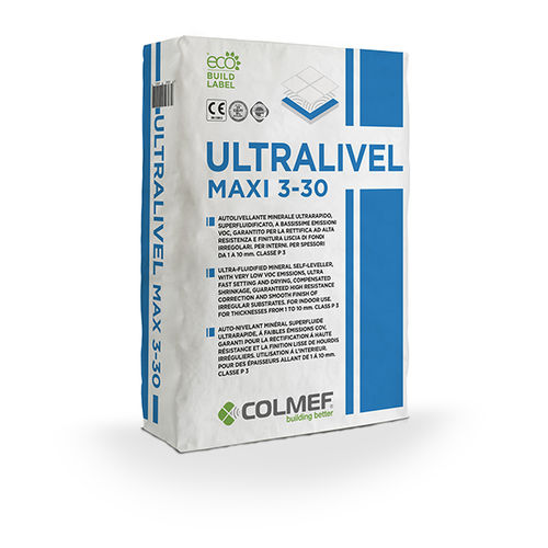 Reparaturmörtel - ULTRALIVEL MAXI 3-30 - COLMEF - selbstnivellierend / für Beton / für Estrich