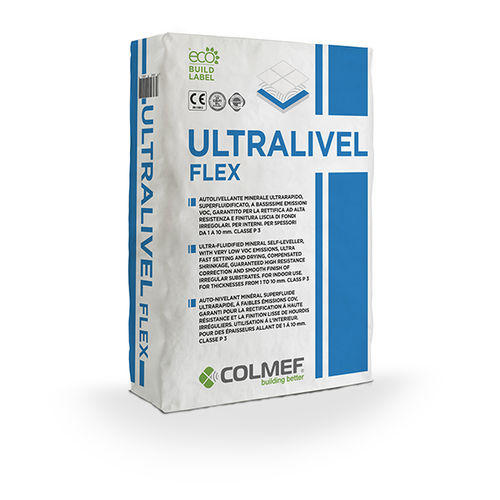 Reparaturmörtel - ULTRALIVEL FLEX - COLMEF - selbstnivellierend / für Beton / für Estrich