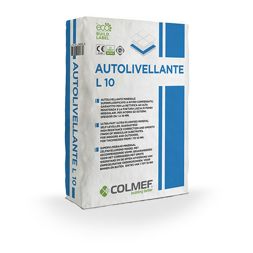 Reparaturmörtel - AUTOLIVELLANTE L 10 - COLMEF - selbstnivellierend / für Beton / für Estrich