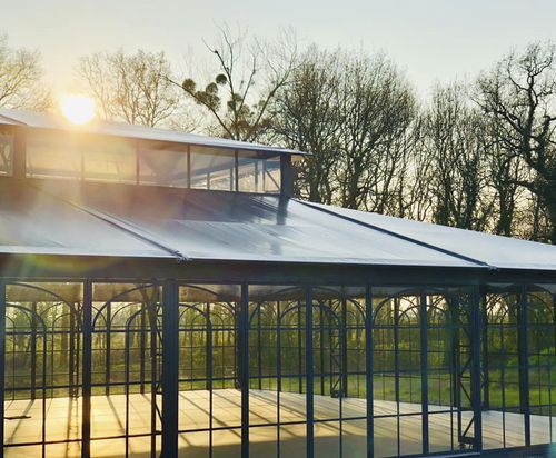 Selbsttragende Veranda - DOUBLE TOIT 15M OU 11M - ABRI AND CO - galvanisiertem Stahl / für Gewerbegebrauch
