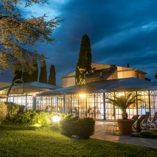 Glasveranda - "LA VERRIERE" - ABRI AND CO - galvanisiertem Stahl / für Restaurants