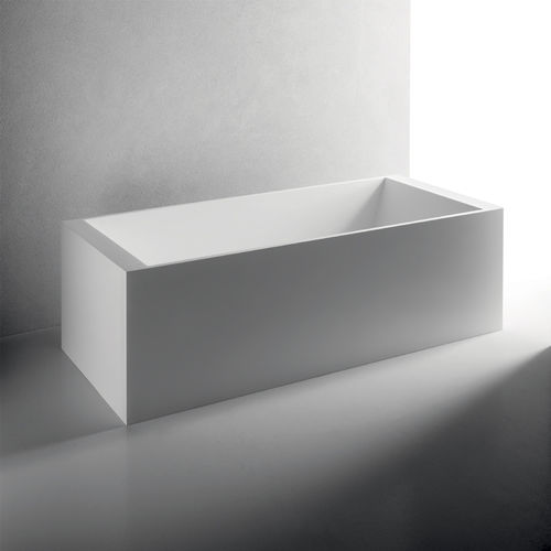 Freistehende Badewanne - CUBO 1600 RIVESTITA - BRERA - für Wohnungen / Verbundwerkstoff / modern