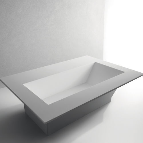 Freistehende Badewanne - CUBO 1950 - BRERA - für Wohnungen / Verbundwerkstoff / modern