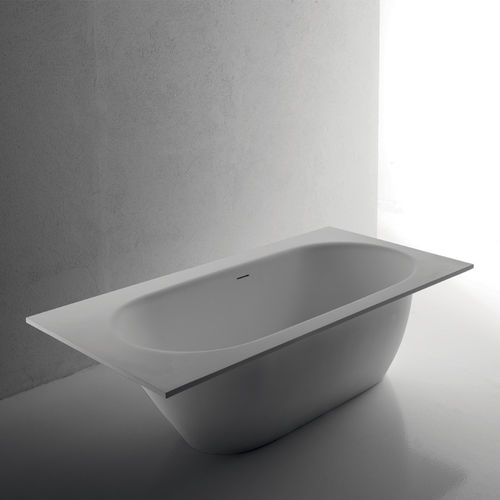 Ovale Badewanne - CONCA 1800 V - BRERA - freistehend / für Wohnungen / Verbundwerkstoff