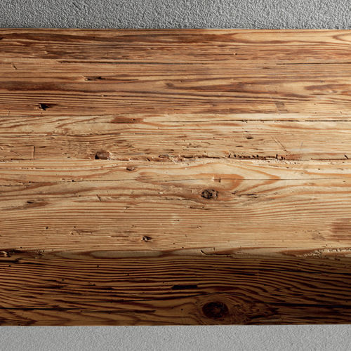 Holz-Waschtischplatte - TOP OAK - BRERA - Mineralwerkstoff