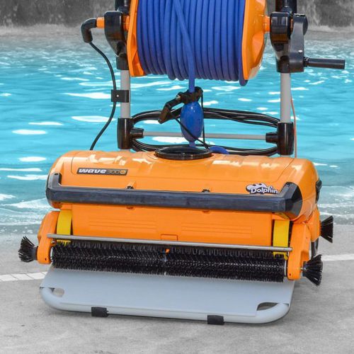 Elektrischer Schwimmbeckensauger - DOLPHIN WAVE 300 - Maytronics - automatisch / für professionellen Einsatz / per Ansaugung