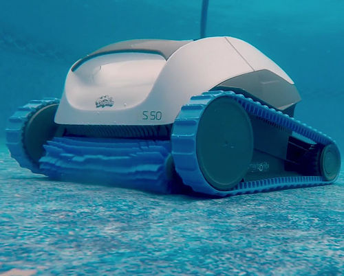Elektrischer Schwimmbeckensauger - PERFORMANCE CLASS ABOVE GROUND : DOLPHIN S50 - Maytronics - automatisch / für Privatgebrauch / per Ansaugung