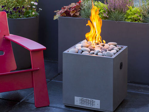 Garten-Feuerstelle / Bioethanol - FIRECUBE 16 - solus - Faserbeton