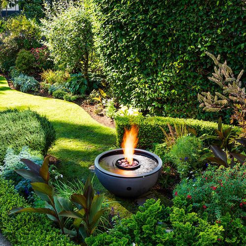 Garten-Feuerstelle / Gas - PACIFIC RIM - solus - Beton