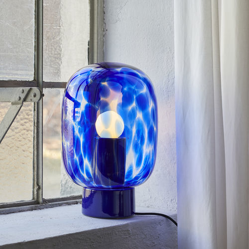 Tischlampe - FLAKES - favius - geblasenes Glas / Keramik / modern