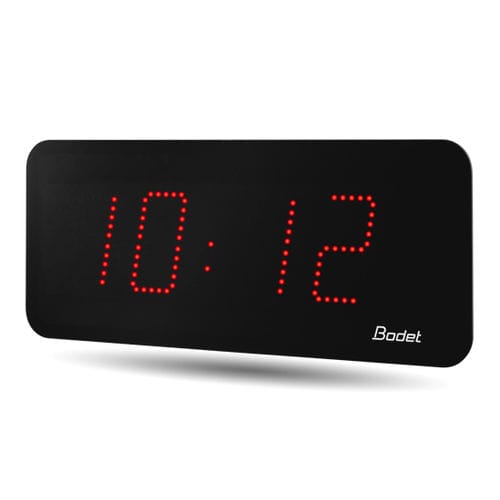 Moderne Uhr - STYLE : 10 - Bodet Time - wandmontiert / digital / für Büro