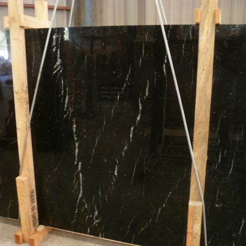 Marmor-Natursteinplatte - NEGRO MARQUINA - Areniscas Crema - für Wand / für Fußboden / für Innenausbau