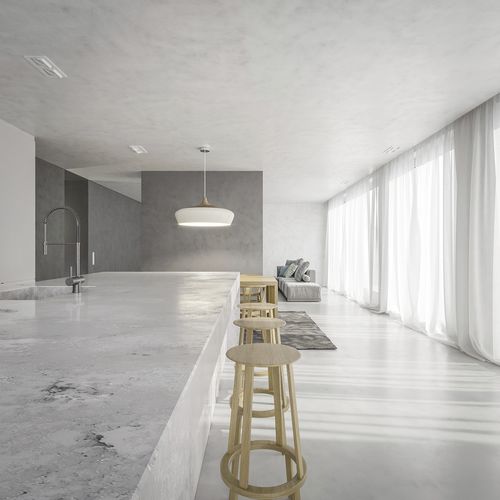 Quarzsteinplatte - AMBIENTE LIGHT - Technistone a.s. - für Innenausbau / für Fassadenverkleidung / für Bad