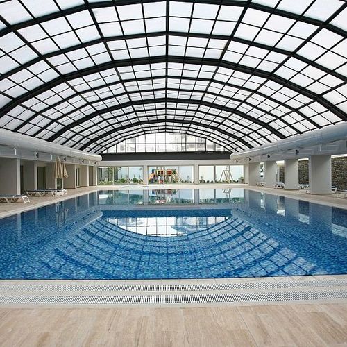 Aluminium-Dachverglasung - CLEARSKY - Evergreen Solutions - Polycarbonat / motorisiert / versenkbar