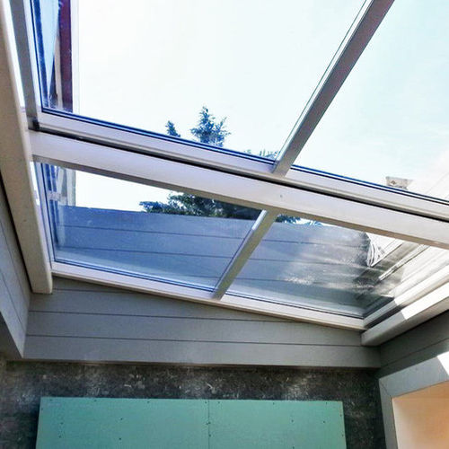 Aluminium-Dachverglasung - SUNROOF - Evergreen Solutions - motorisiert / mit Doppelverglasung / versenkbar