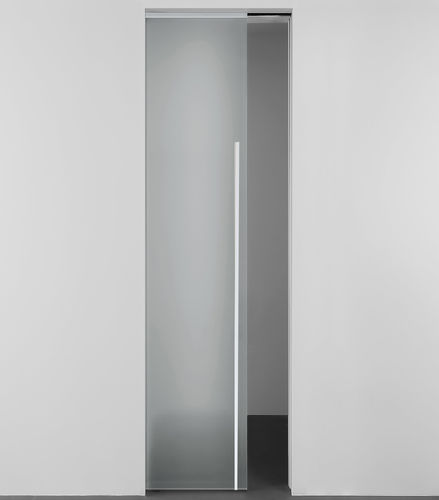 Tür für Innenbereich - DOT - ALBED - mit Sicherheitsglas / Einbaukasten / modern