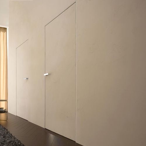 Tür für Innenbereich - RI-TRAIT  - ALBED - Holz / Aluminium / mit Sicherheitsglas