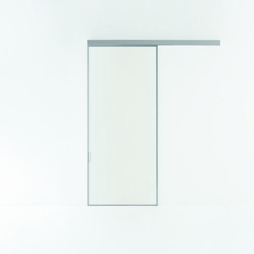 Tür für Innenbereich - PRIMA - ALBED - Aluminium / Glas / Schiebe