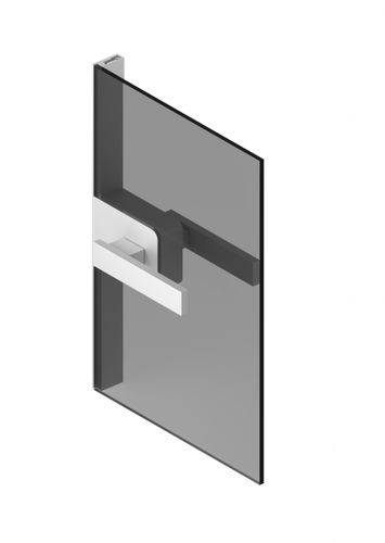 Schiebetrennwand - RI-TRAIT - ALBED - mit Glasfront / mit Doppelverglasung / Aluminium