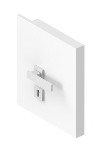 Tür für Innenbereich - LEVEL - ALBED - Holz / Glas / einflügelig