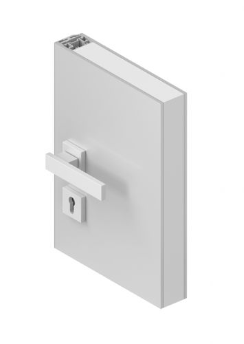 Tür für Innenbereich - SUIT - ALBED - Holz / Keramik / Aluminium